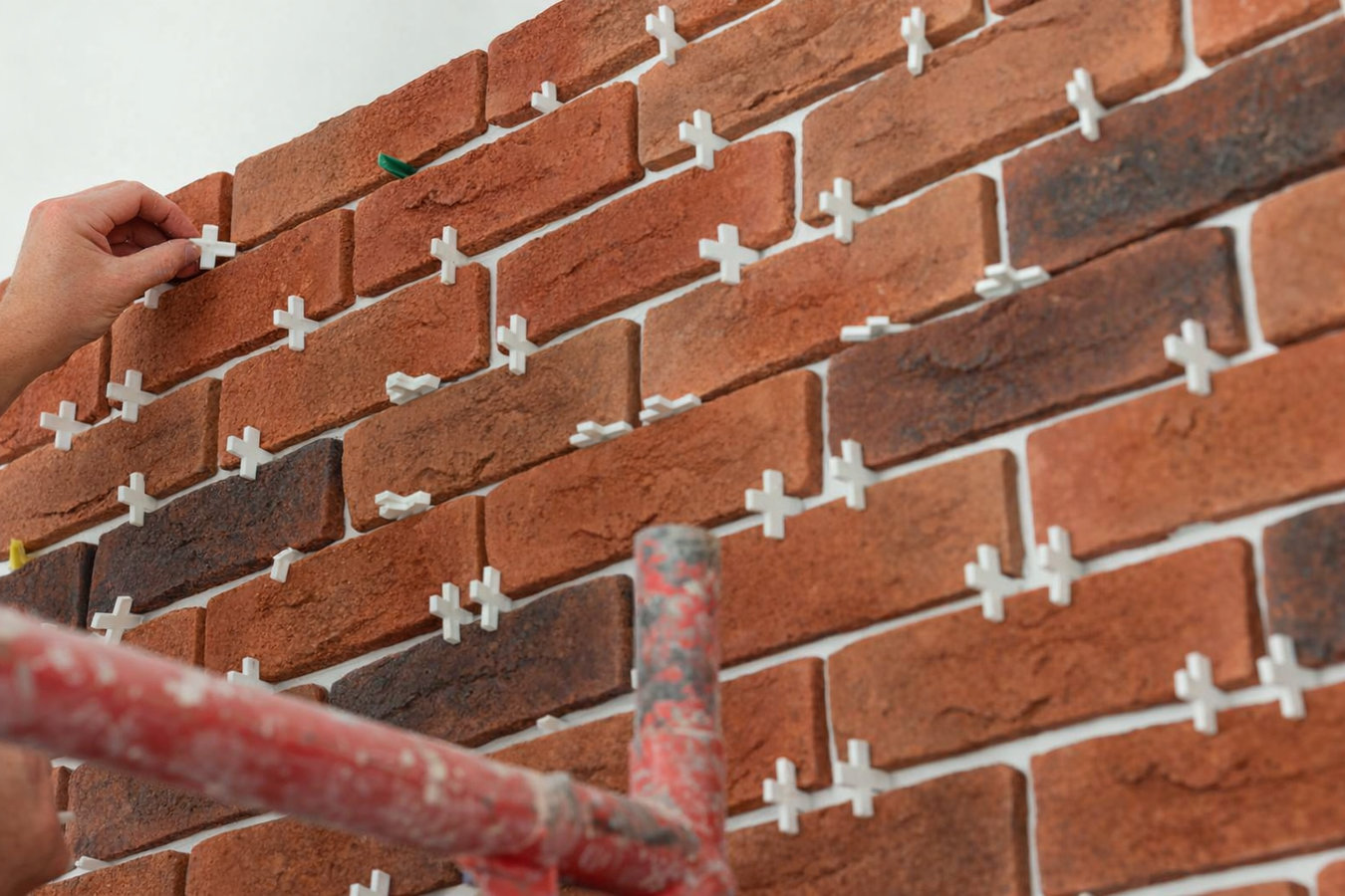 Brick wall installation